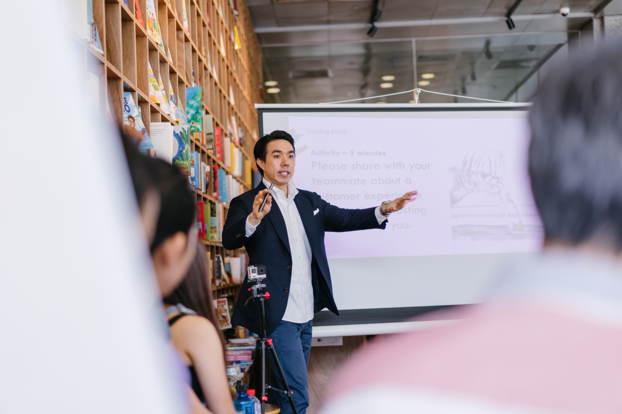 Man giving a presentation
