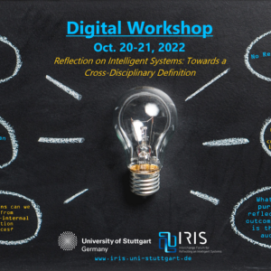 Lightbulb with thought bubbles with questions about what to talk about during the workshop. No registration fee and open to all disciplines.