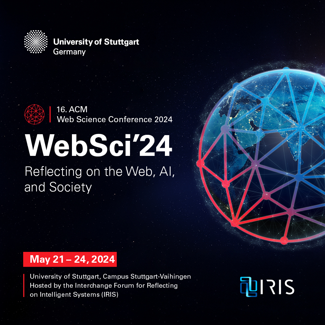 Key Visual for Web Sci 24, with logo and date.